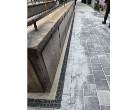 보도 물고임해소 배수트렌치